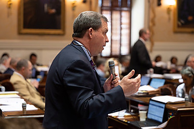 Rep. Robby Robbins speaking on the floor of the South Carolina House of Representatives